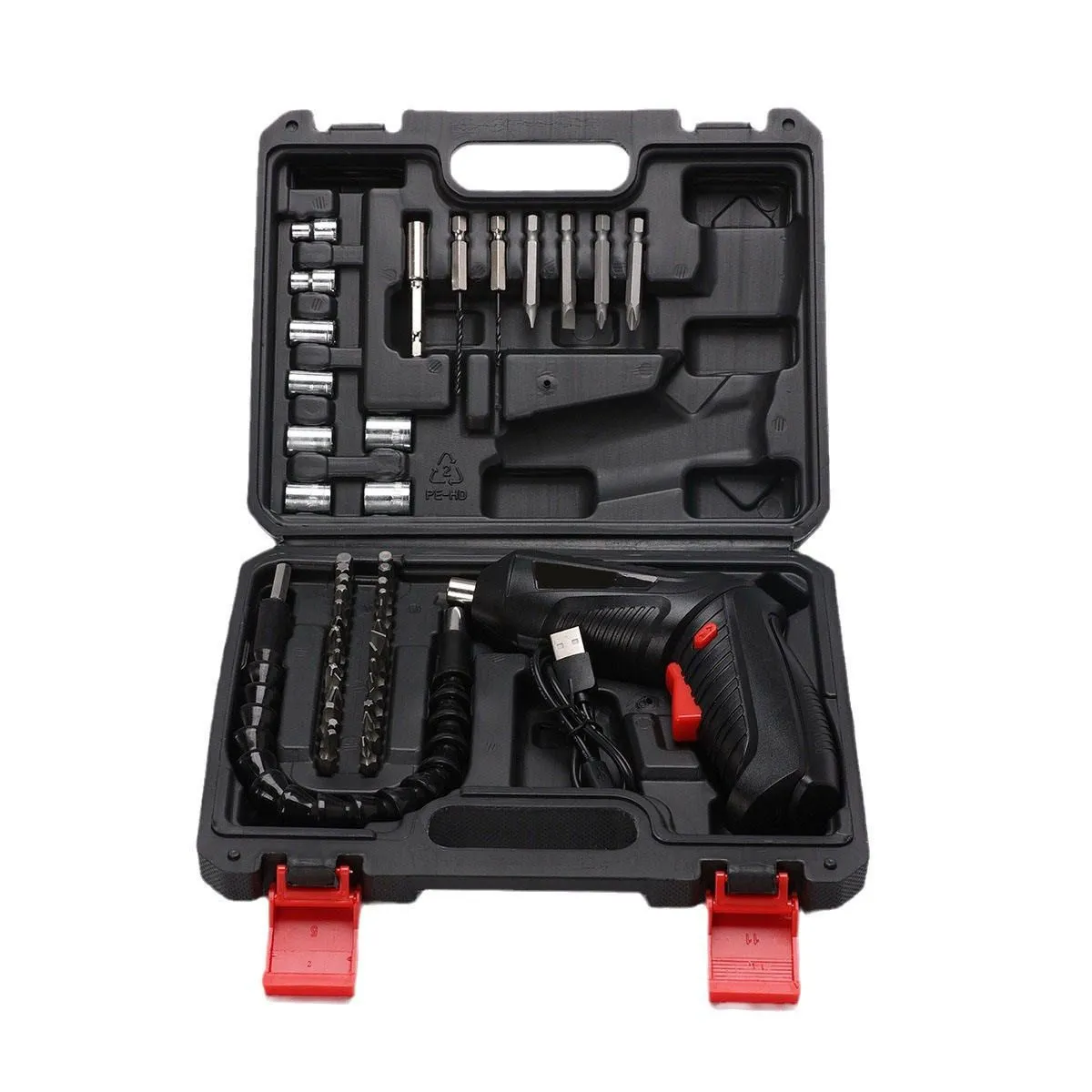 Portable Electric Screwdriver Kit, Lightweight Hand Tools for DIY