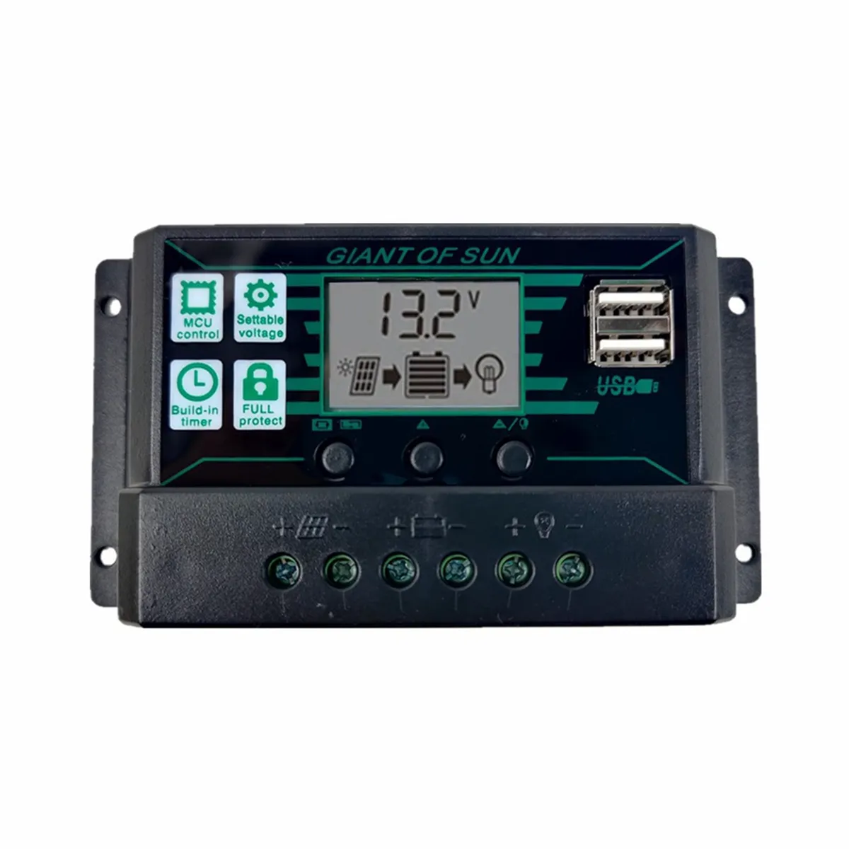 Charge Controller for Lifepo4 Lithium Gel Lead Acid Battery 100A