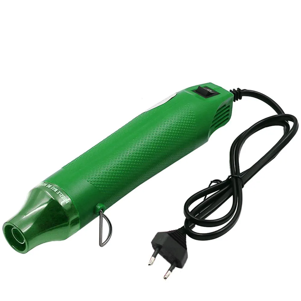 300W DIY Using Heat Air Gun Electric Heater Temperature Gun-Green