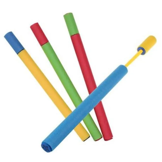 Water Guns for Kids, Pool Toys, Squirt Gun, Blaster Foam Shooter (4 Pack)