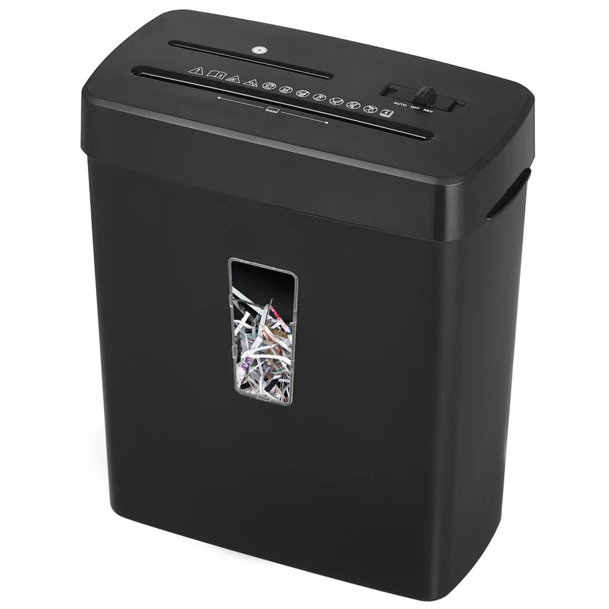 Paper Shredder 8-Sheet Cross Cut P-4 Level Confidentiality for Home Office