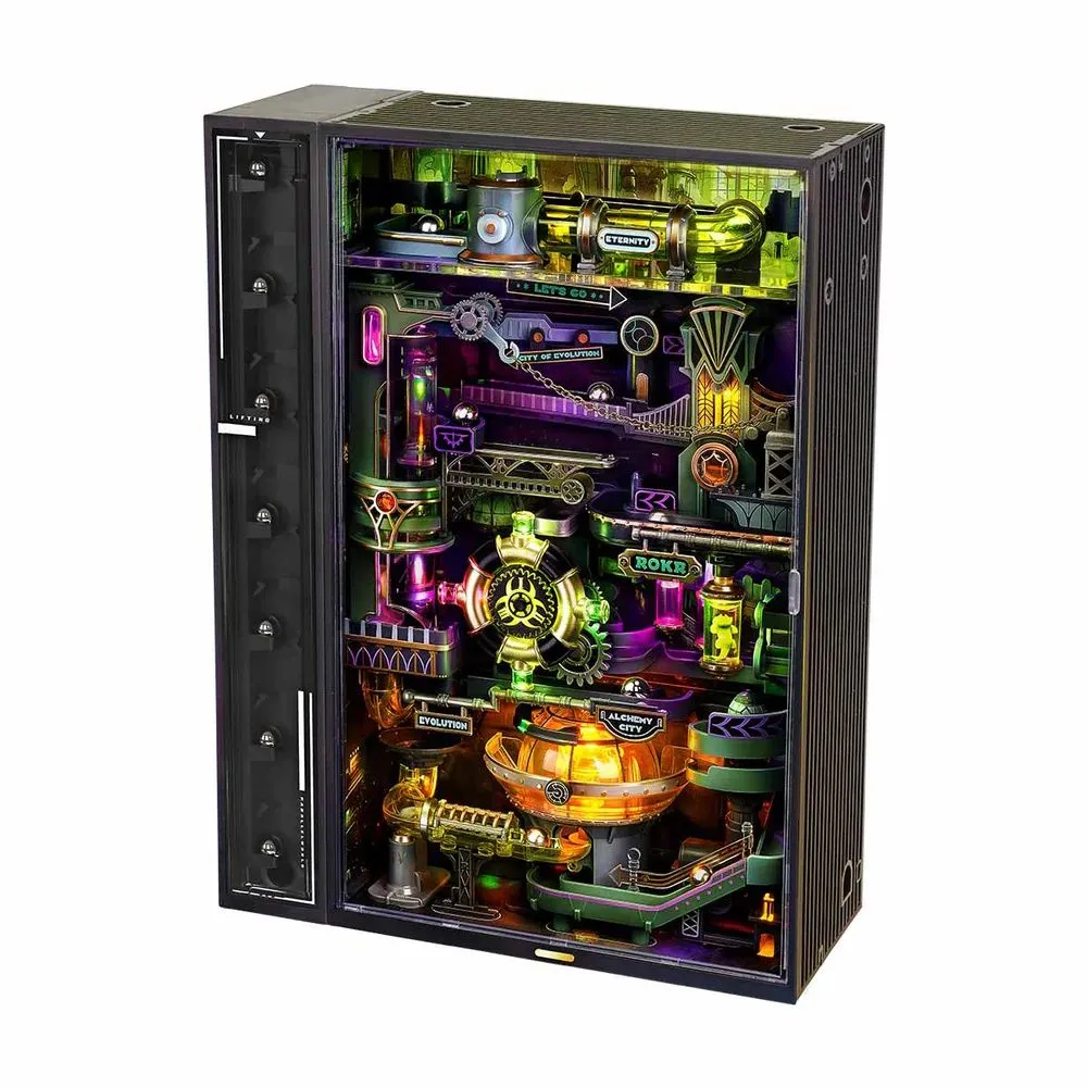 Robotime ROKR Alchemy City Marble Run Mechanical 3D Puzzle (247 Pieces)