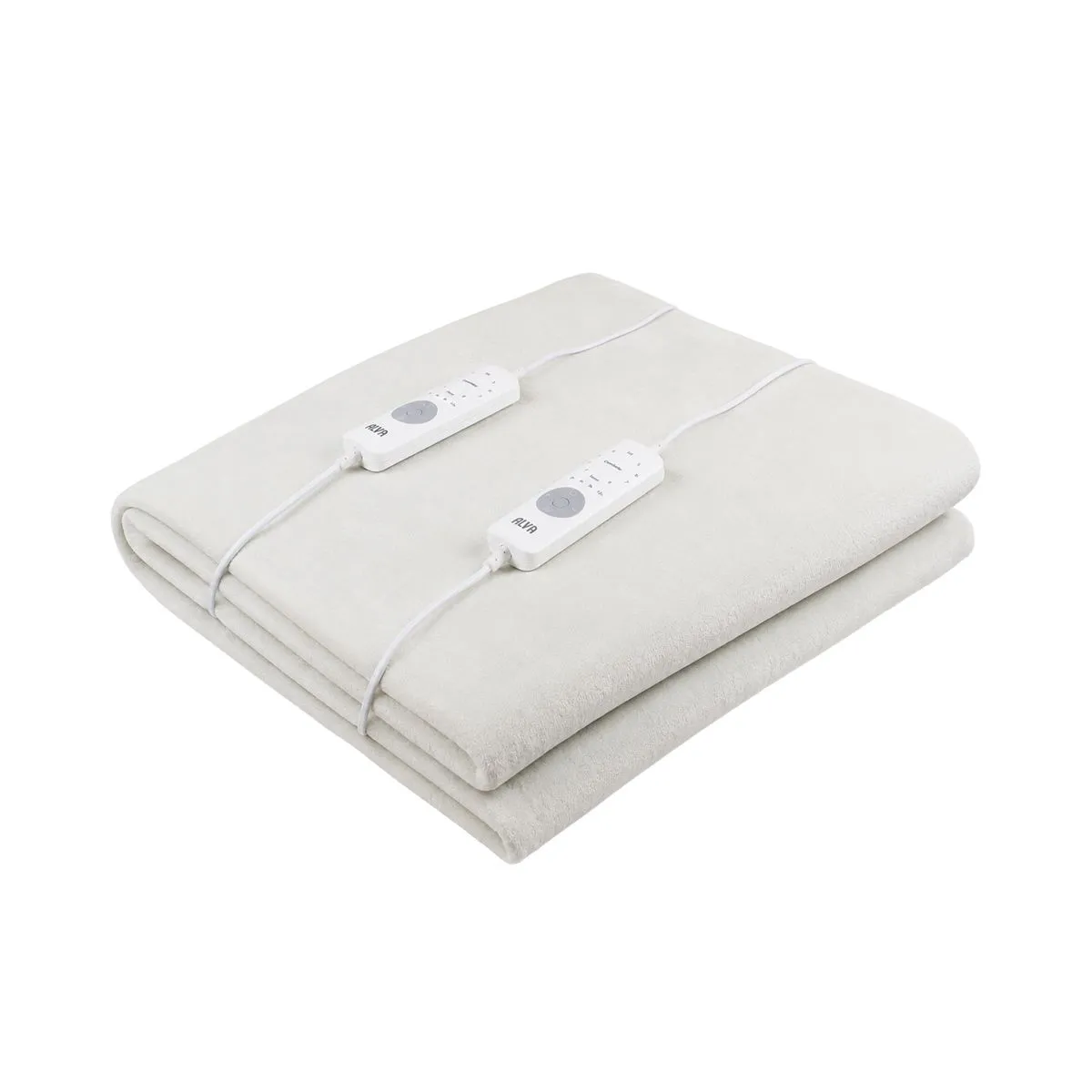 ALVA Queen | Mink Fleece | Fitted Electric Blanket W/ Elastic 152x188