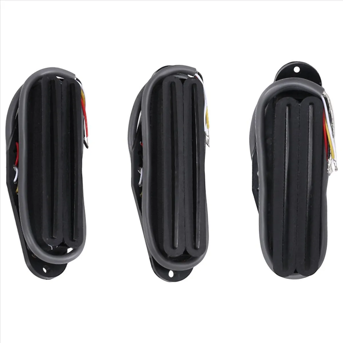 3PCS Ceramic Rails Humbucker Pickup Hot Dual