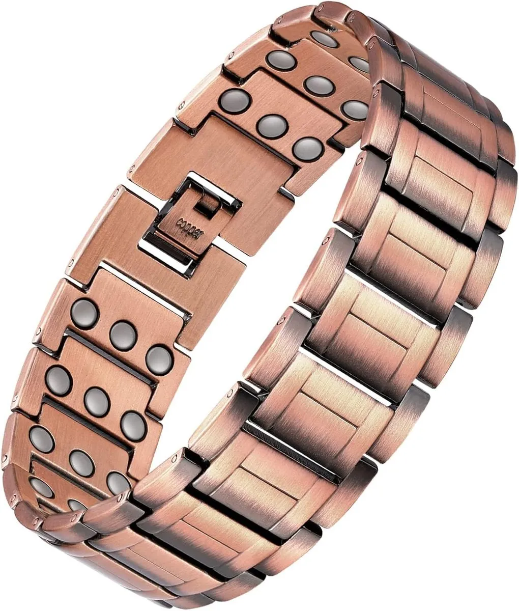Copper Bracelet for Men 3X Magnetic Bracelets