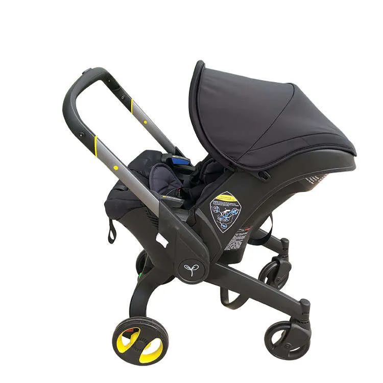 Pram and Car Seat in 1 - Black