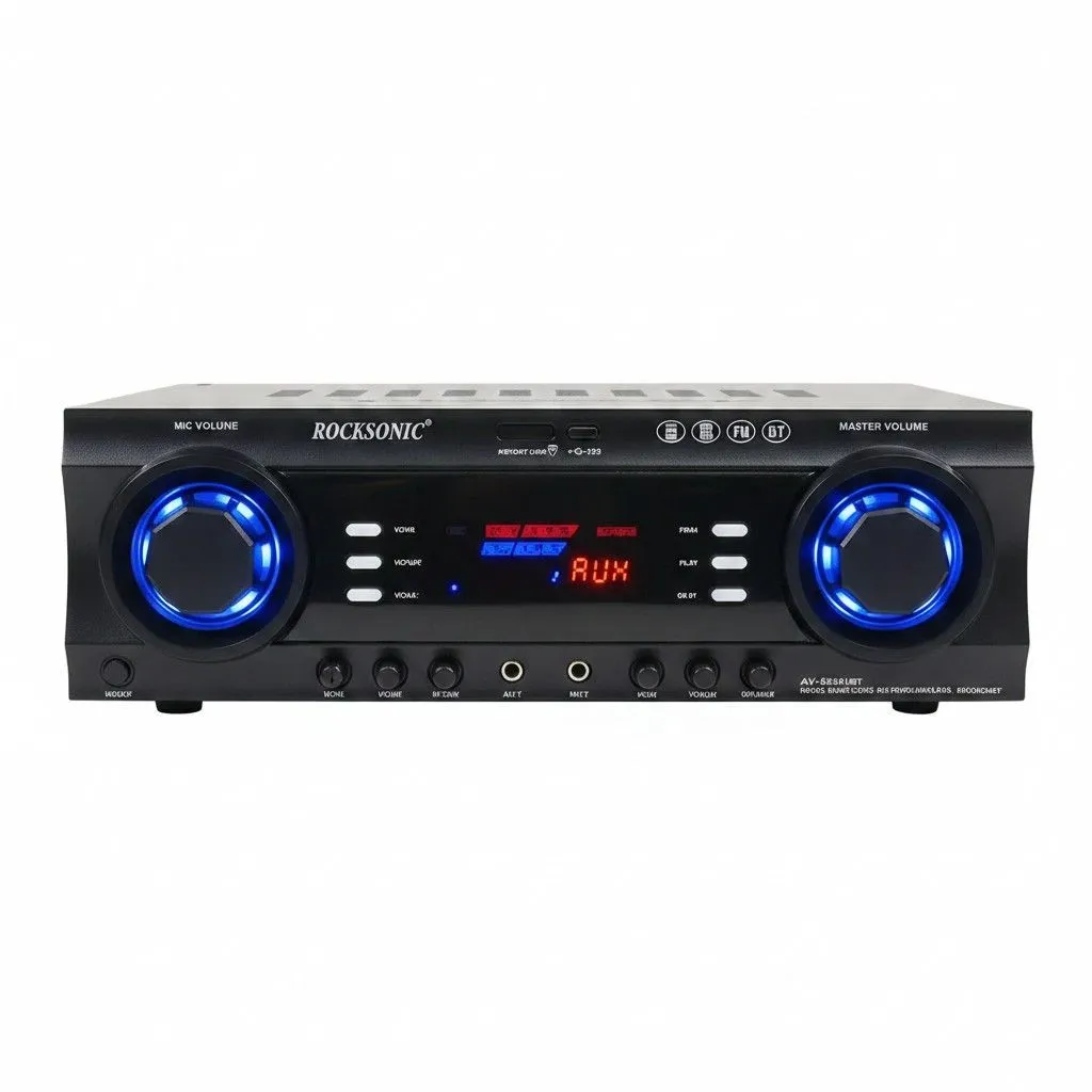Rocksonic Professional Hi-Fi Power Amplifier AV-6301BT