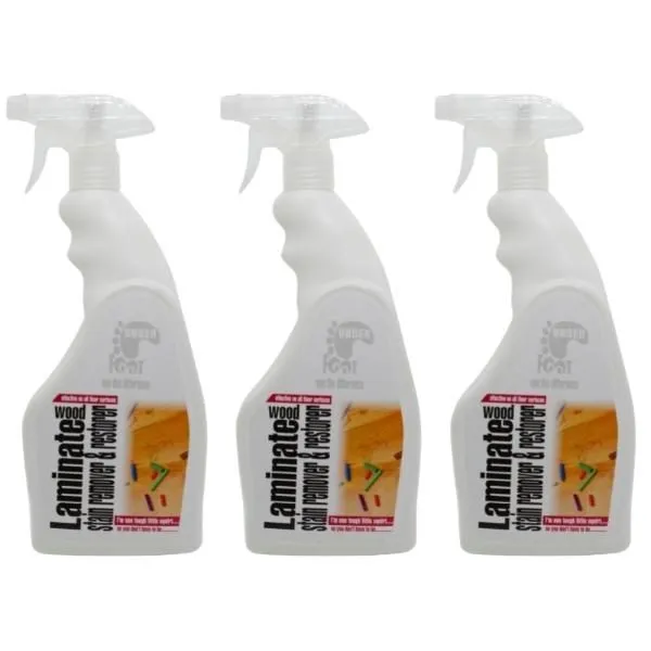Under Foot - Laminate Wood Stain Remover and Restorer - 750ml - Pack of 3