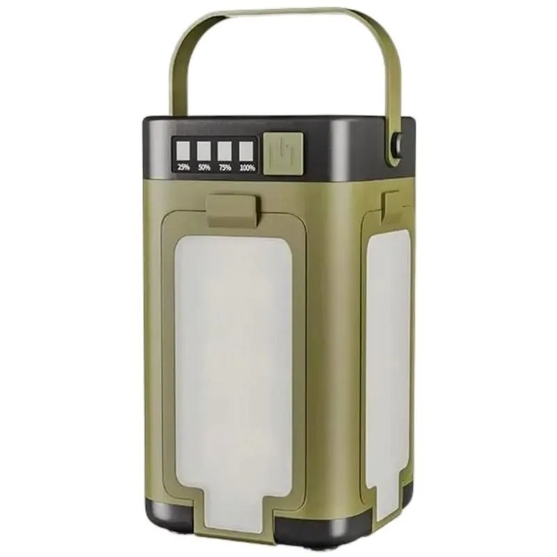 Outdoor Solar Camping Light Portable Solar Charging Foldable Power Bank