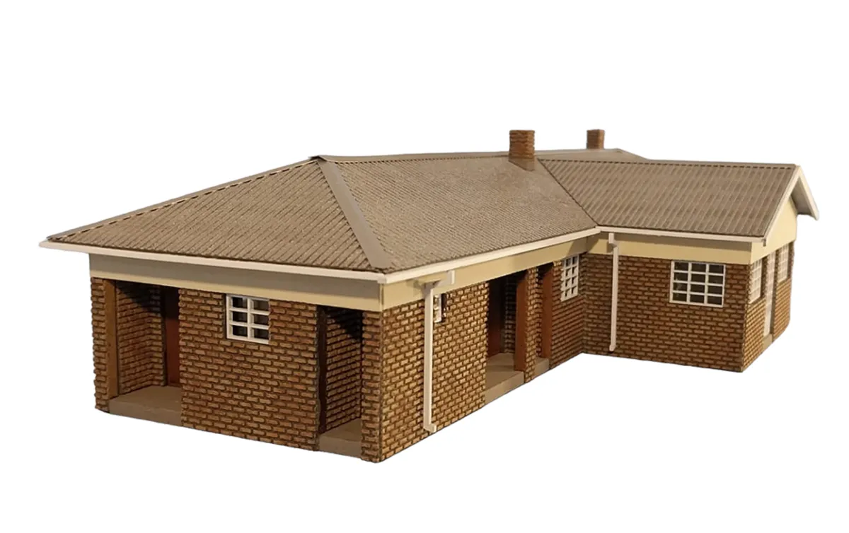 South African Model Train Station : Le Roux Station (HO)