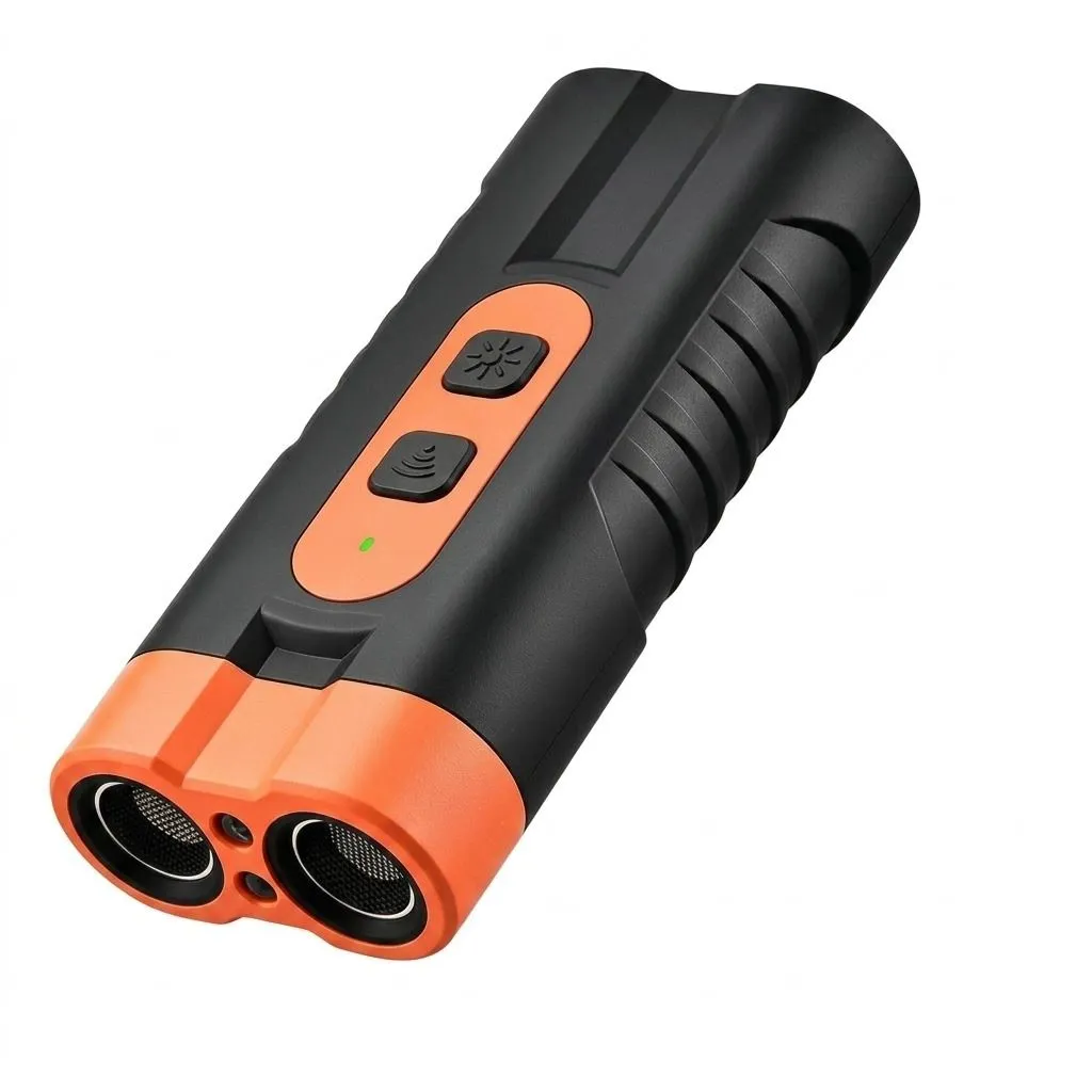 Ultrasonic Dog Bark Deterrent With Rechargeable Battery