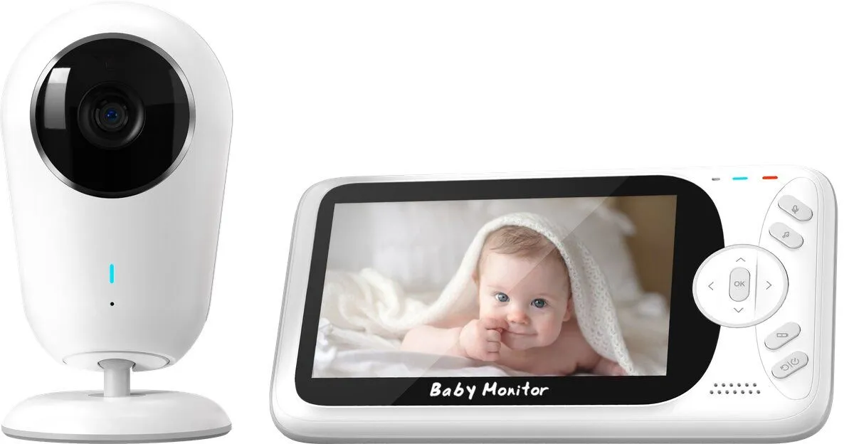 4.3" Video Wireless Baby Monitor with Audio and Night Vision