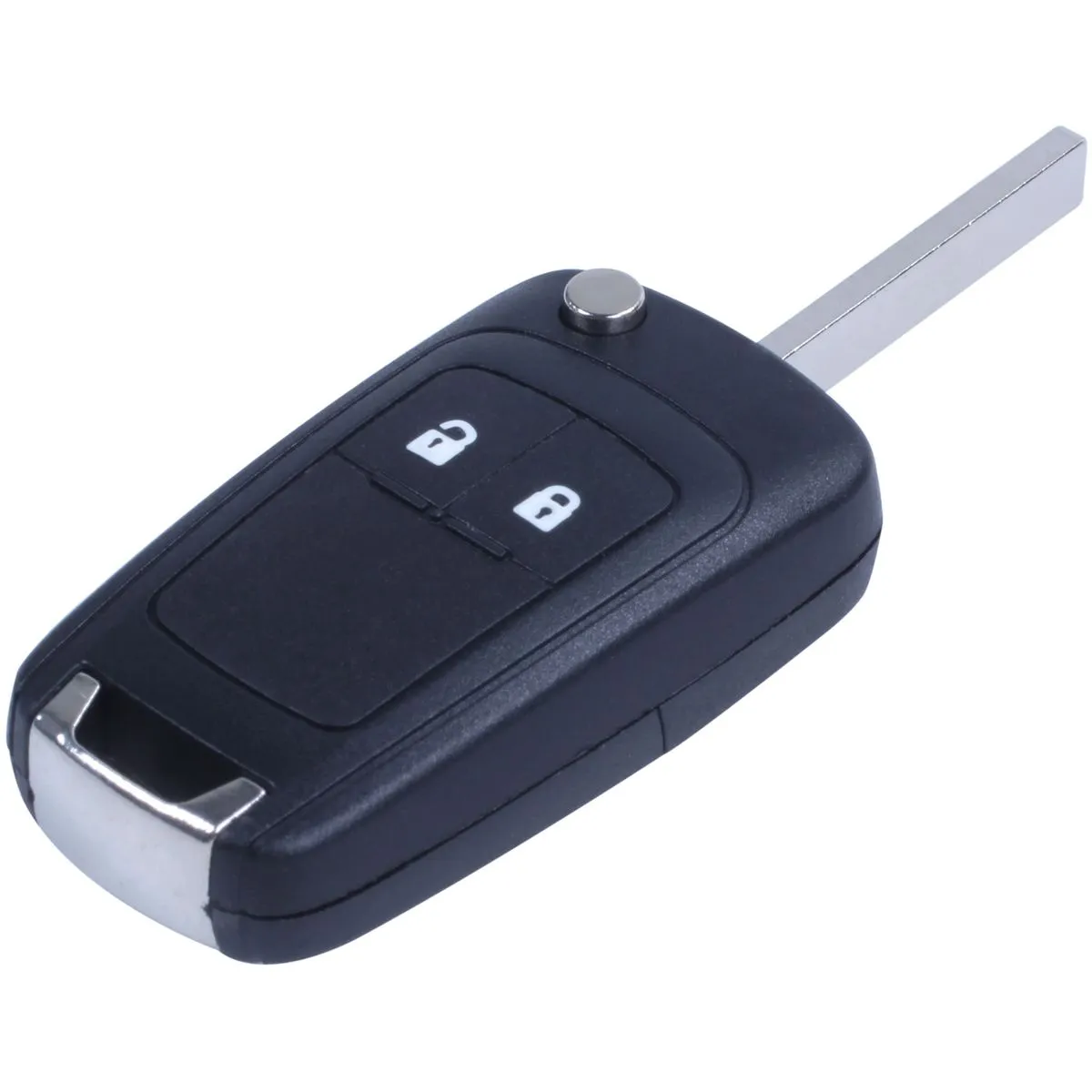 Foldable Shell 2 Buttons for Remote Key Vauxhall Astra Compatible with Opel
