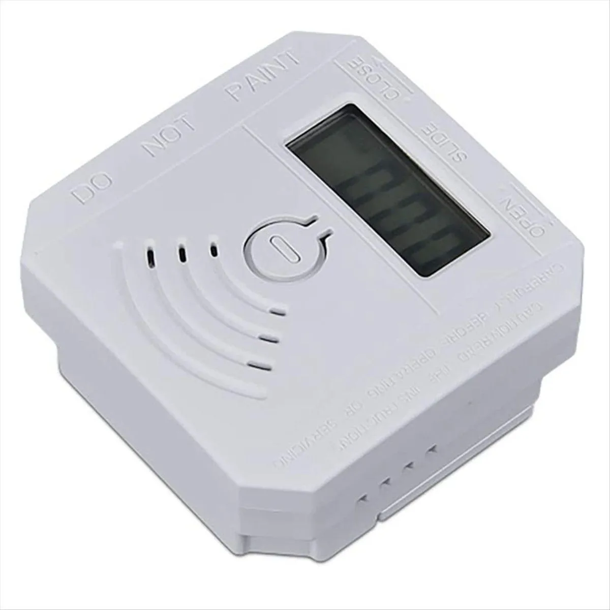 Mini Co Sensor Carbon Monoxide Alarm Detector Battery Compatible with None