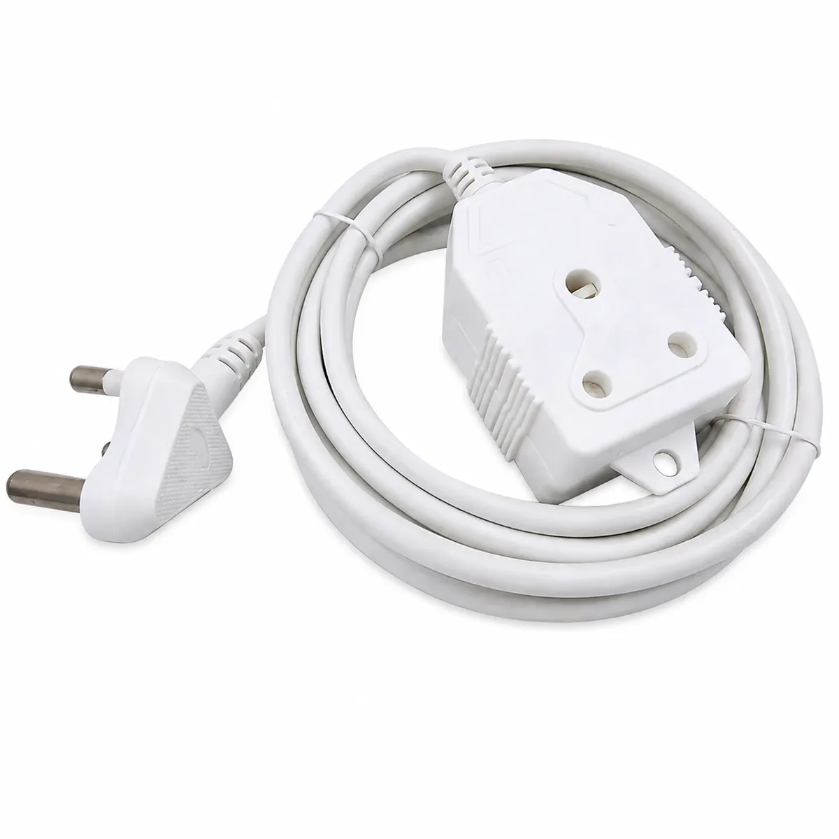 Electrosense 16A 5m Extension Cord Double Coupler 3 Pin Power Cable