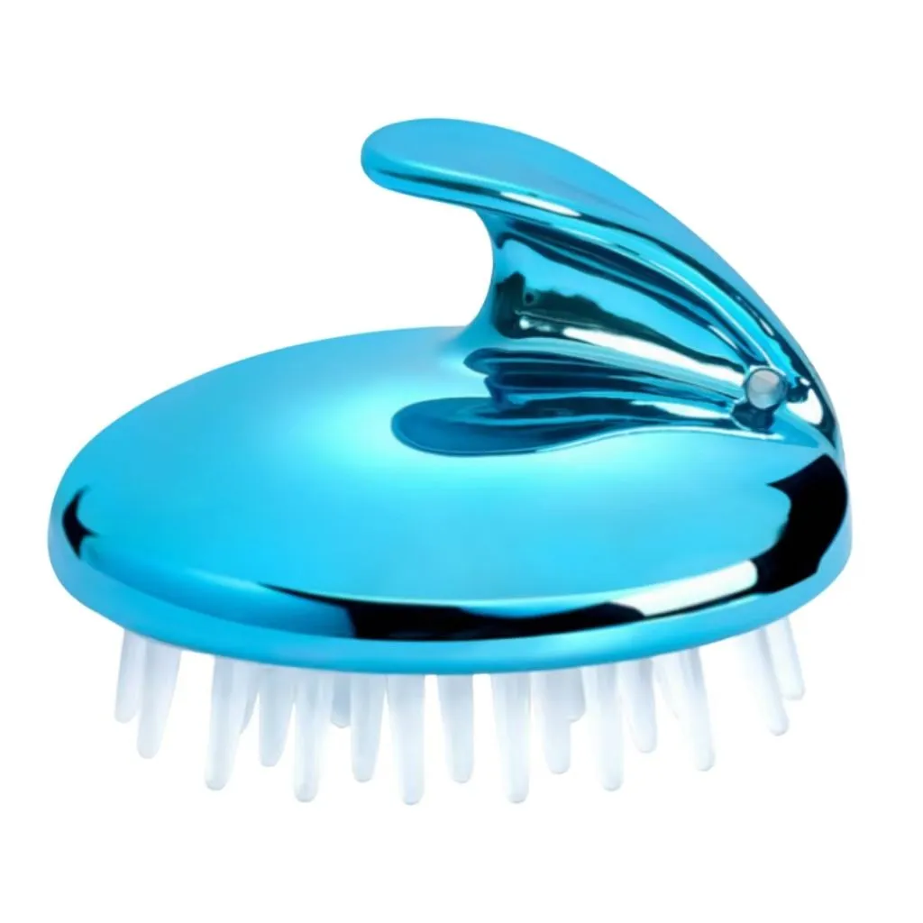 Silicone Massage Comb for Men and Women's Shampooing-Blue