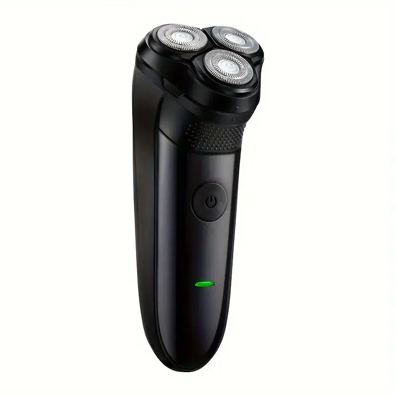 Rechargeable Electric Shaver for Men Mini Portable Intellige - Black