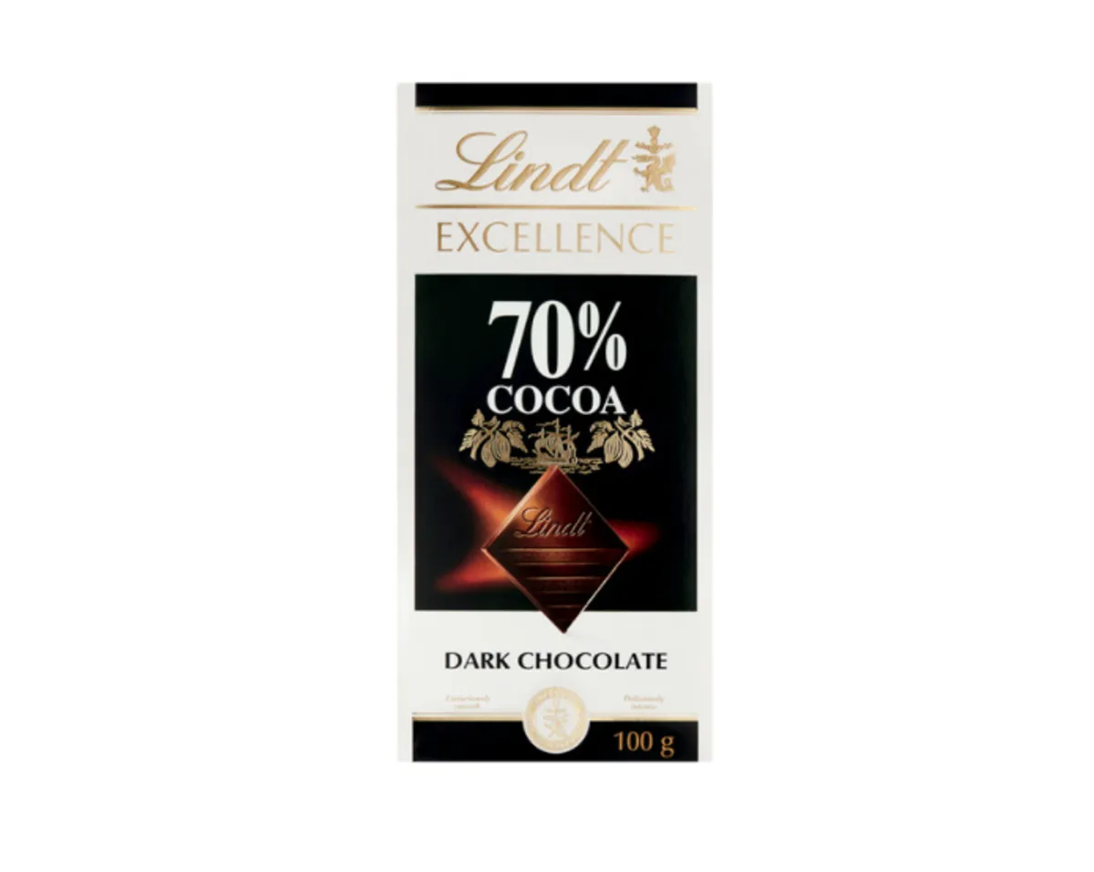 Lindt Excellence Slab Dark 70% 100g