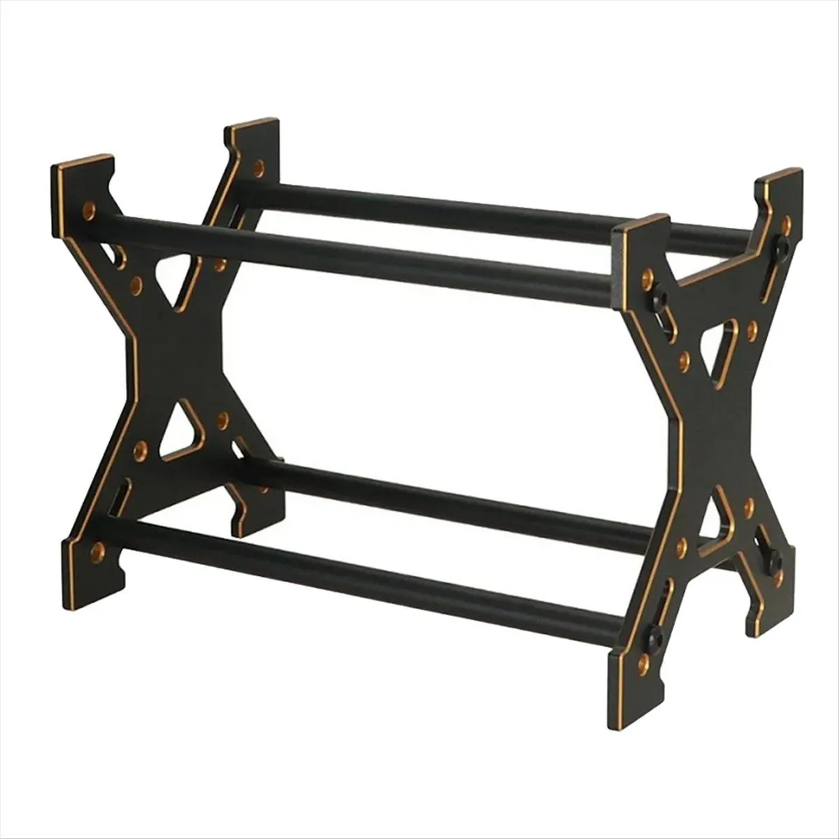 Rc Cars Tires Storage Wheels Shelf For 1/24 1/18 Axial Toys Gold