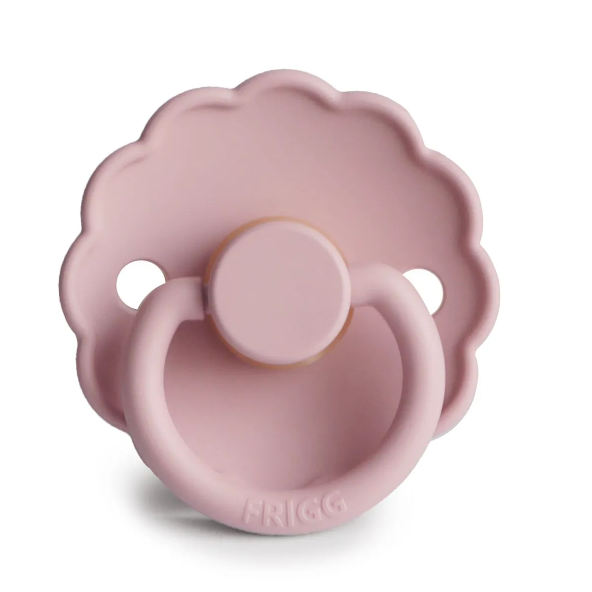 FRIGG 100% Natural Latex Pacifier Daisy Size 1 - Baby Pink