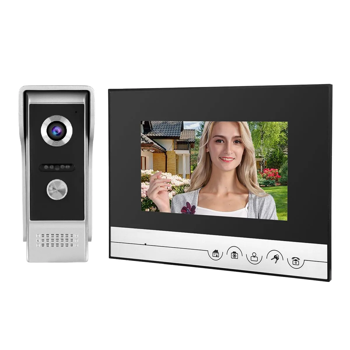 Video Door Intercom Compatible with 7in TFT Screen