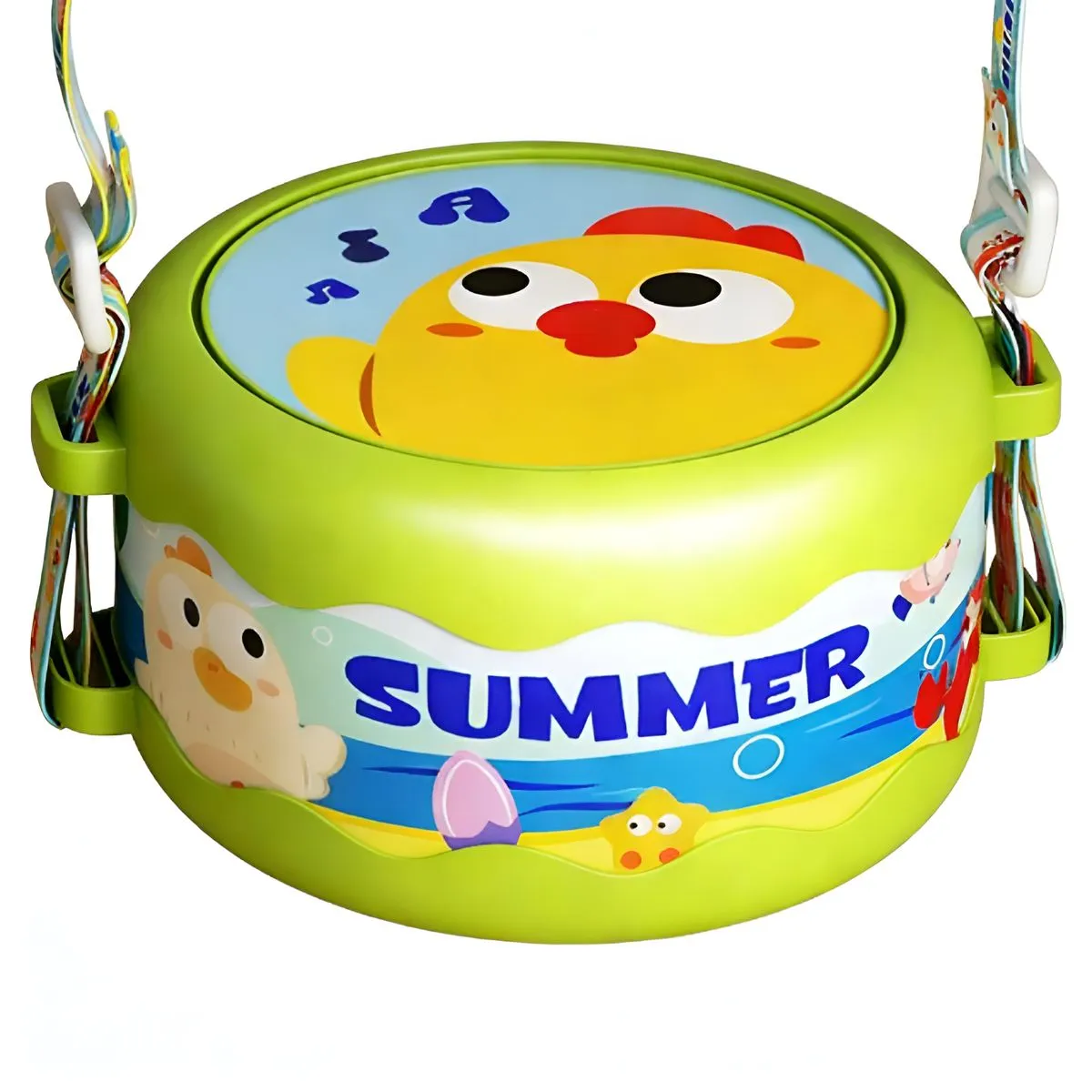 5-in-1 Kids Musical Drum Set for Early Childhood Music Education - Green