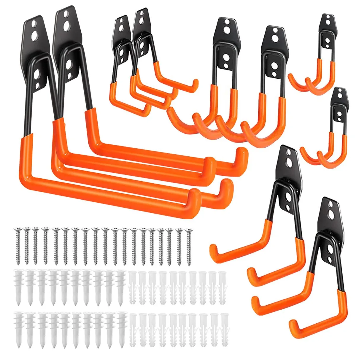 Pack Heavy Duty Garage Wall Mount hooks 10 Piece