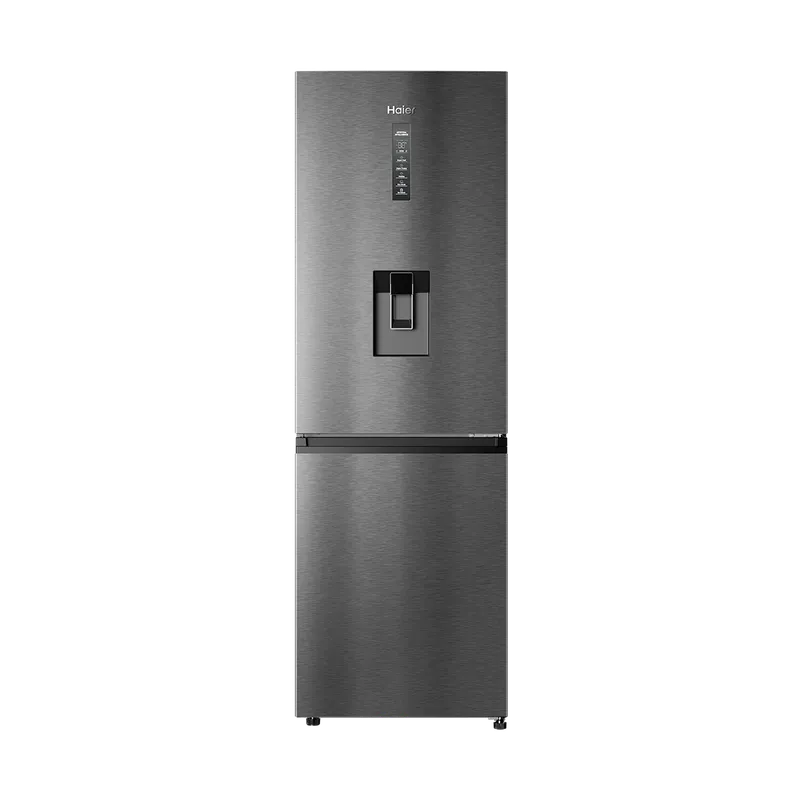Haier 327L Bottom Freezer Fridge with Water Dispenser-Black
