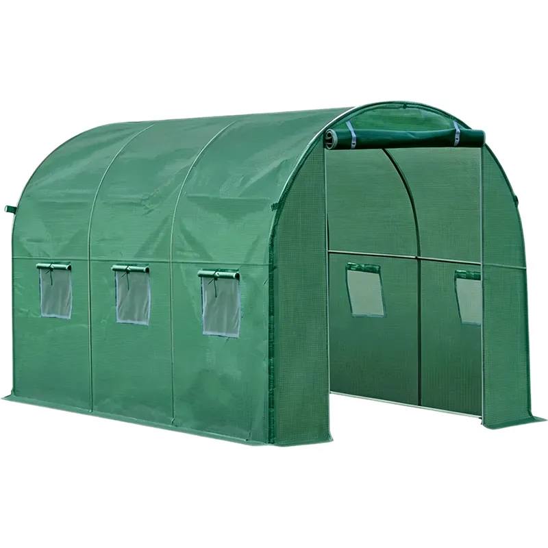 3x2x2M Garden Greenhouse Tunnel with PE Cover and 19mm Steel Frame