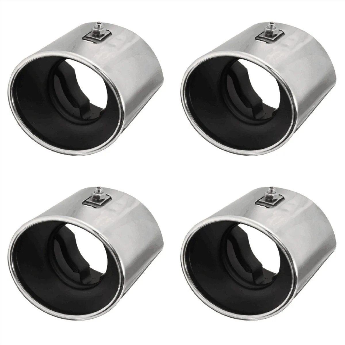 for Accord 2010 2012 Rear Muffler Tip Pipe Steel Compatible with Honda