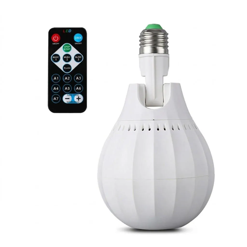 4W RGB Mini Laser Stage Light Bulb with Remote