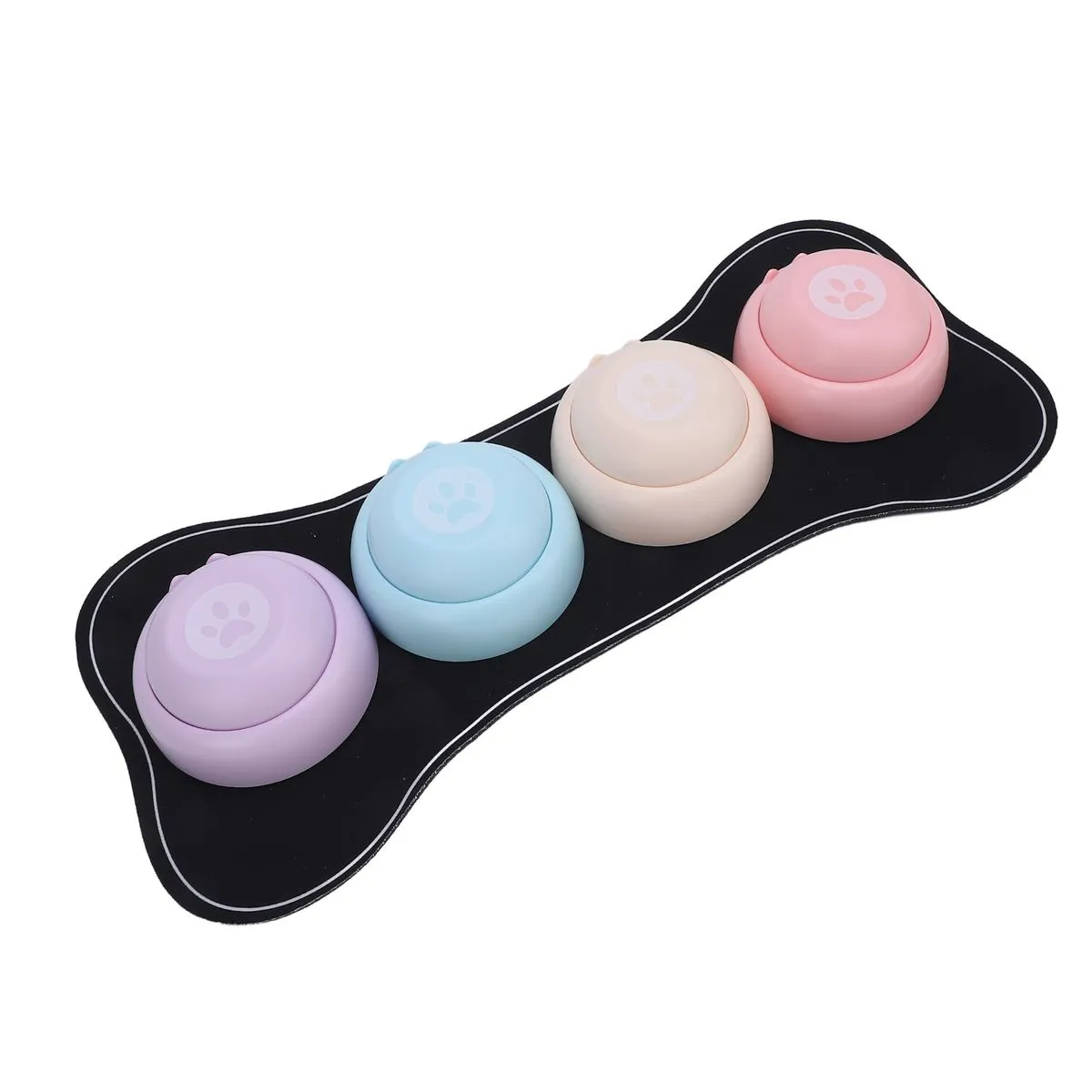 Dog Training Buttons 4pcs Interactive Pet Communication Toy for Cats Dogs