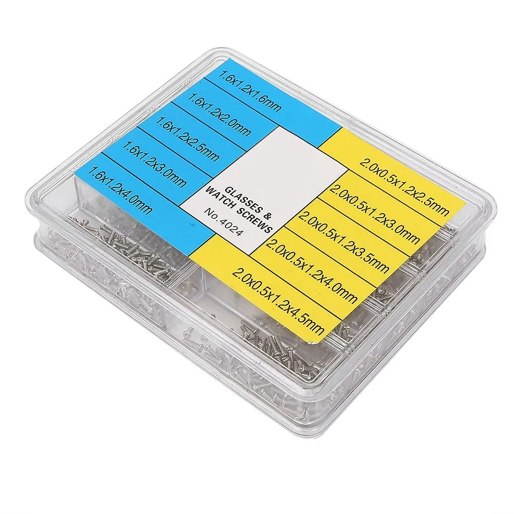 Watch Screws 1000pcs Iron Repair Tool Kit