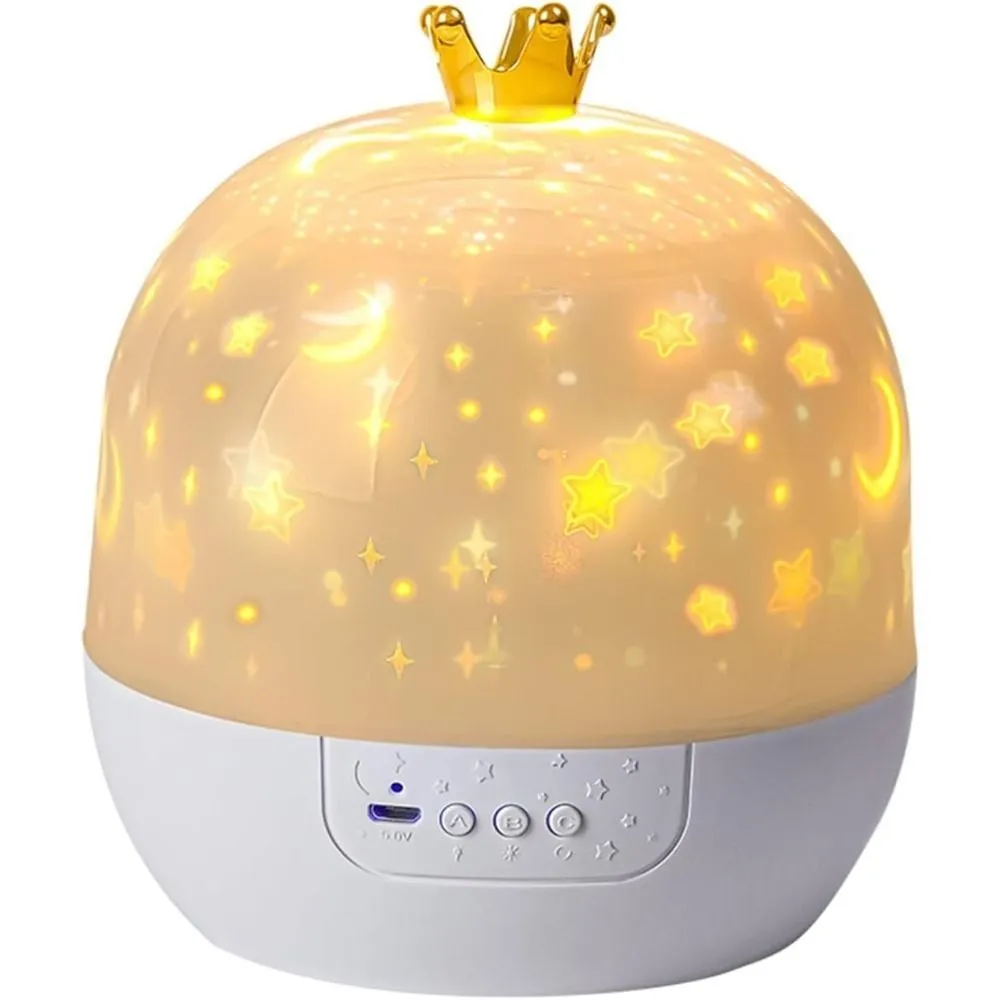 Star Light Music Projection Lamp Music Box Rotating Star Light Atmosphere