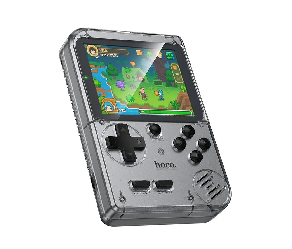 Hoco.GA40 Brilliant Handheld Game Console - 400 Built-in Retro Games.