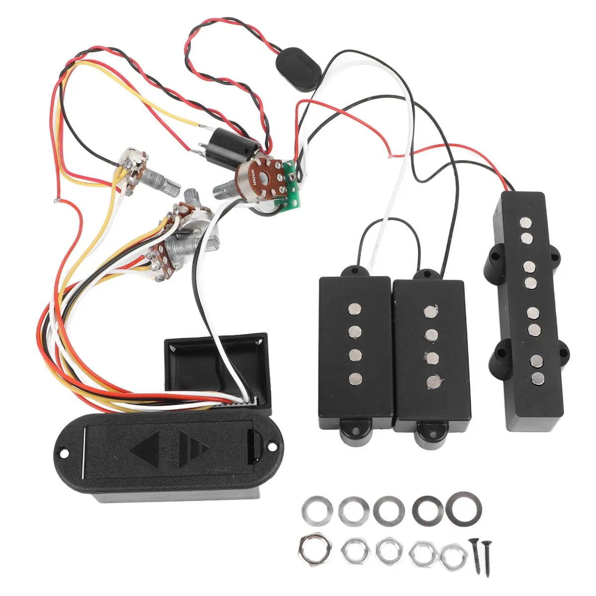 Bass Pickup w/ Preamp Wiring
