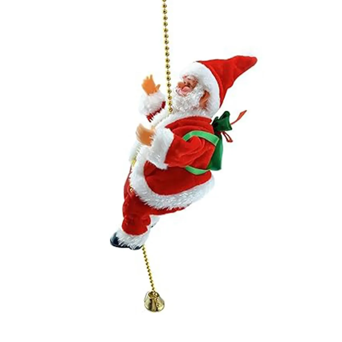 Rope Climbing Santa Claus Indoor Outdoor Christmas Tree Decorations