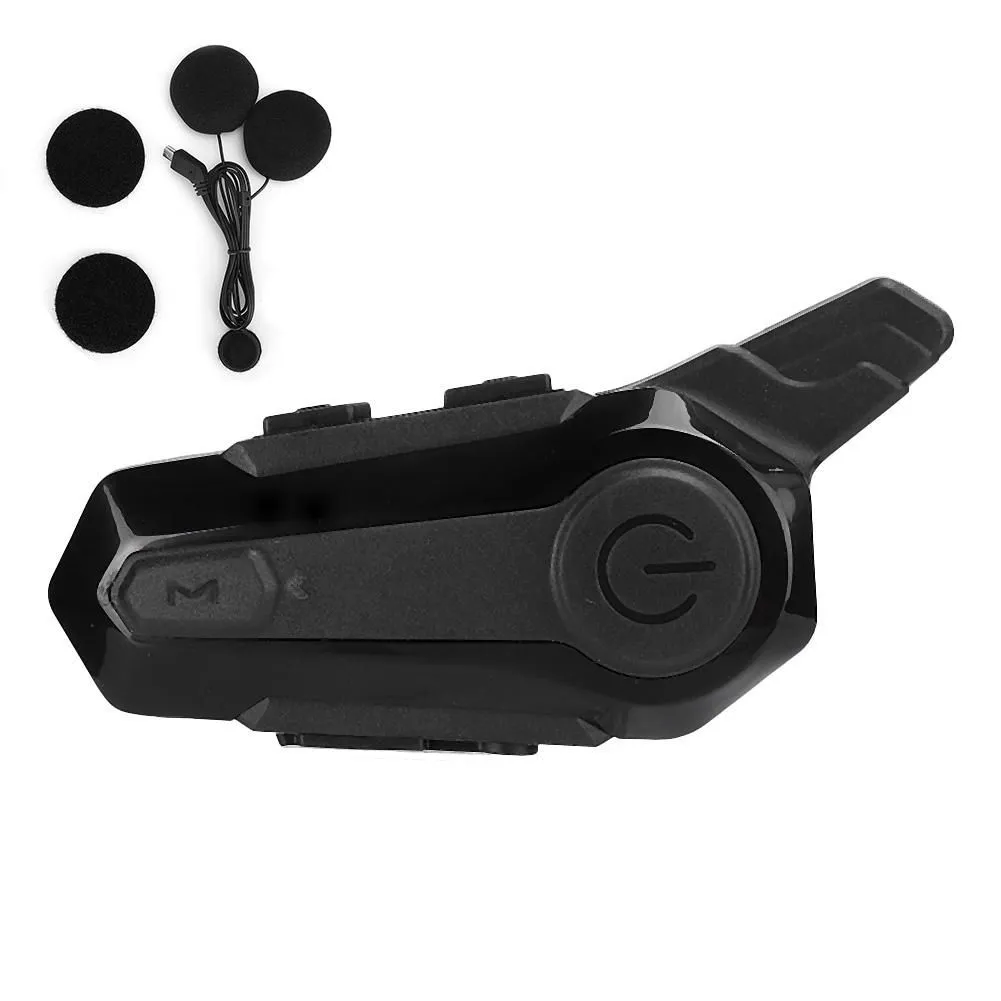 Motorcycle Helmet Bluetooth Walkie Talkie for Music and Communication