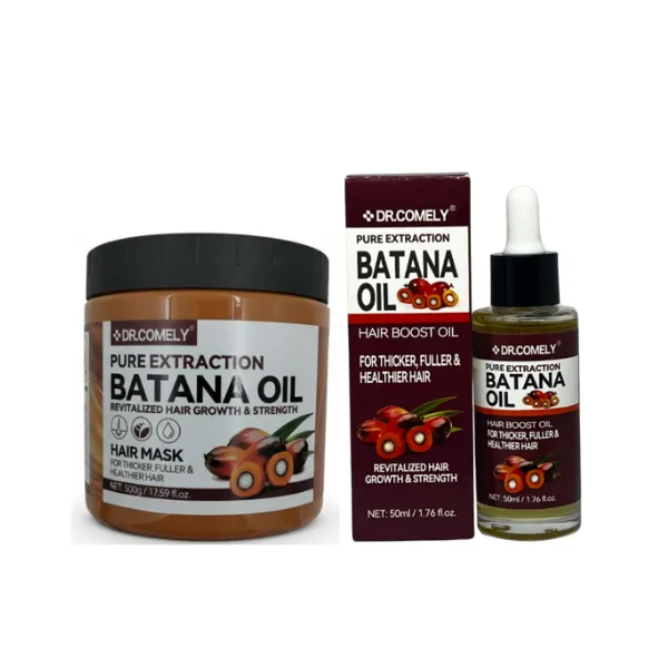 Dr Comely Pure Batana Oil Hair Mask 500g & Hair Boost Oil 50ml Combo