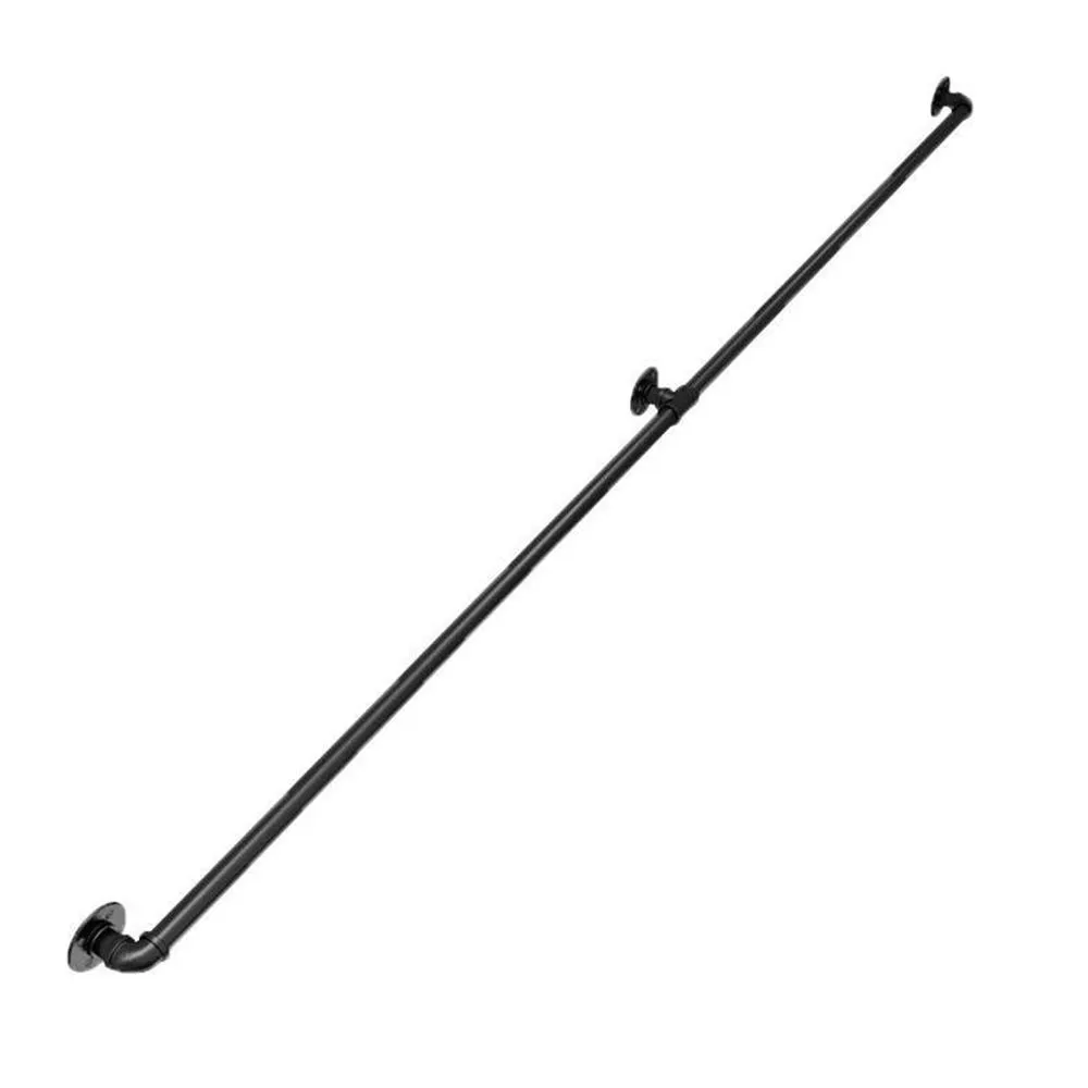 Decor Home Double Indoor Stairs Metal Hand Rails Support -210cm