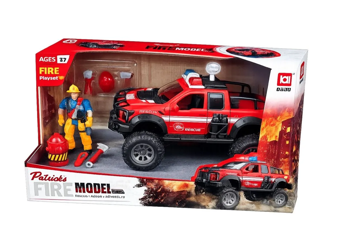 Emergency Rescue Vehicle Toy for Kids
