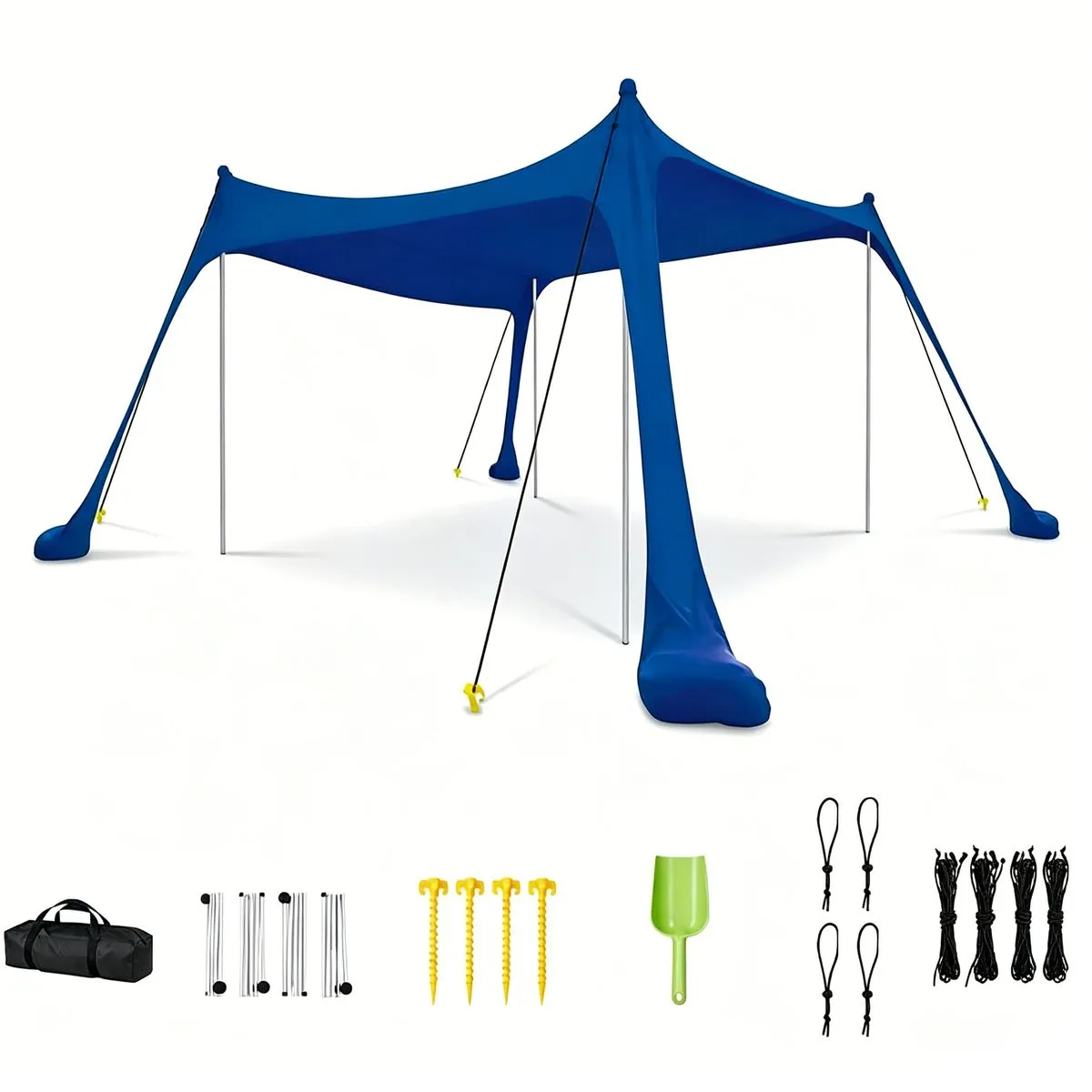 Windproof Pop Up Lycra Beach Tent Sun Shelter Canopy for Beach Camping