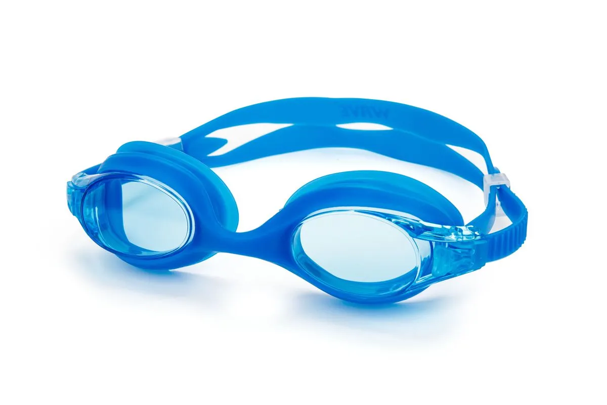 Wave Dive Adult Silicone Goggles Size 12+ years - Blue