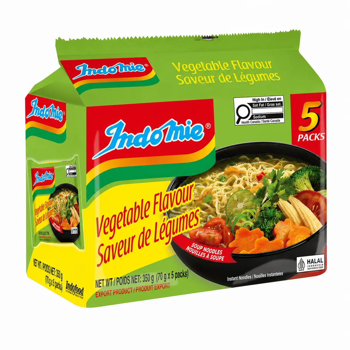 Indomie Vegetable Noodles 70G X 40 Units