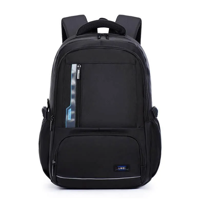 Laptop Backpack Orthopedic Waterproof High Quality School Bags - BlackBlue