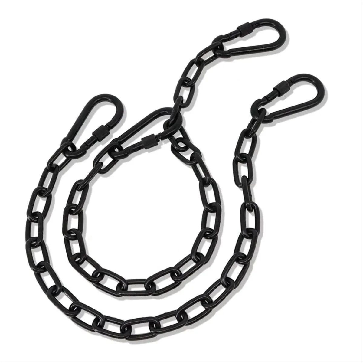 2 Pack Heavy Duty Hanging Chair Hardware For Hammock Swing (Black)