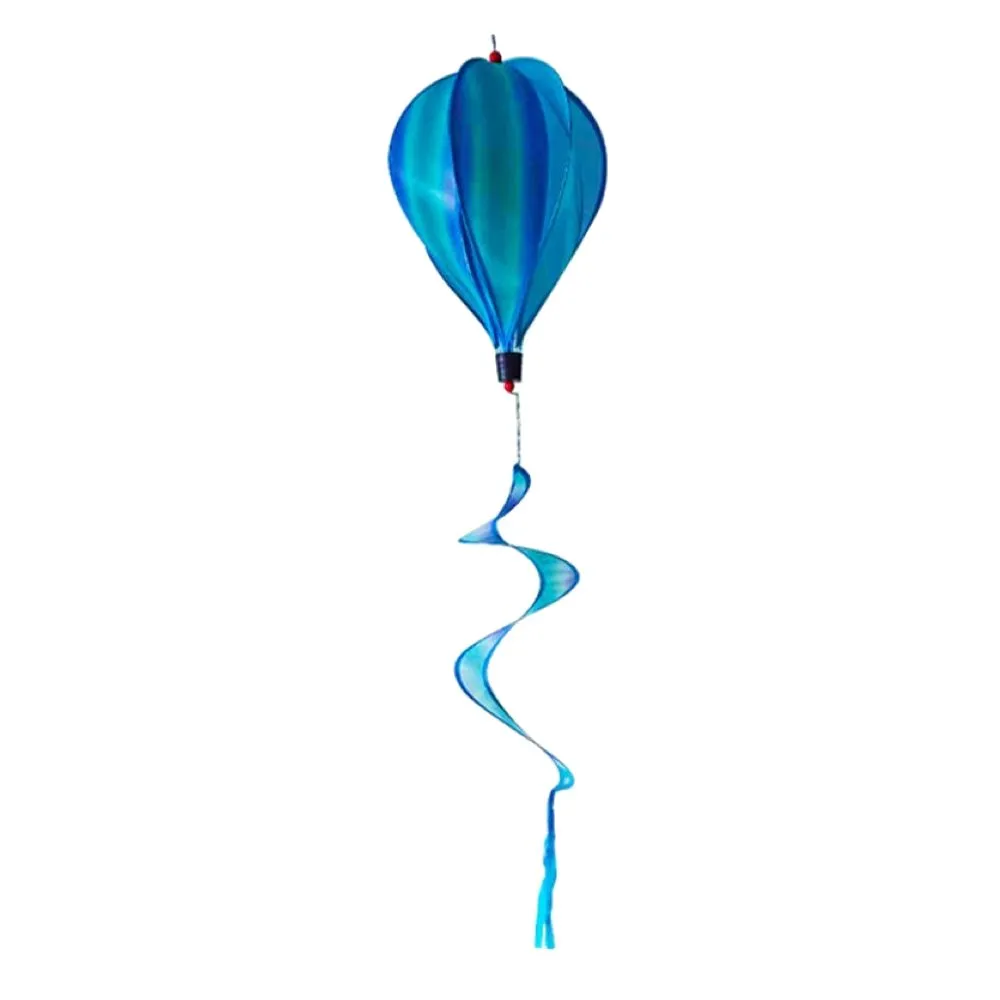 Garden Outdoor Hot Air Balloon Wind Chime Spinner - Blue