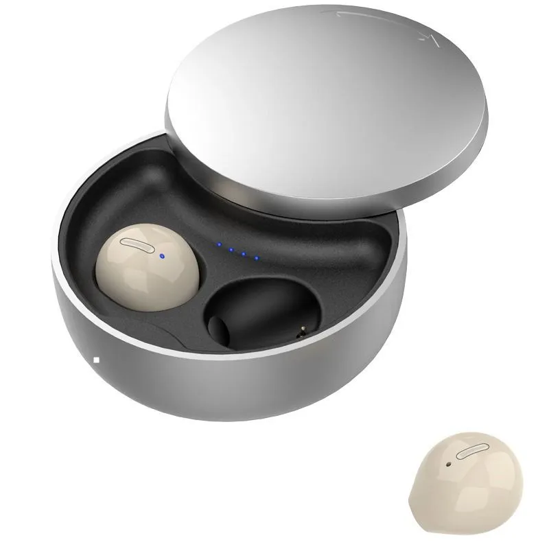 AuraCore-Sliding Wireless Bluetooth Earphones, Mini Sleep Earphones