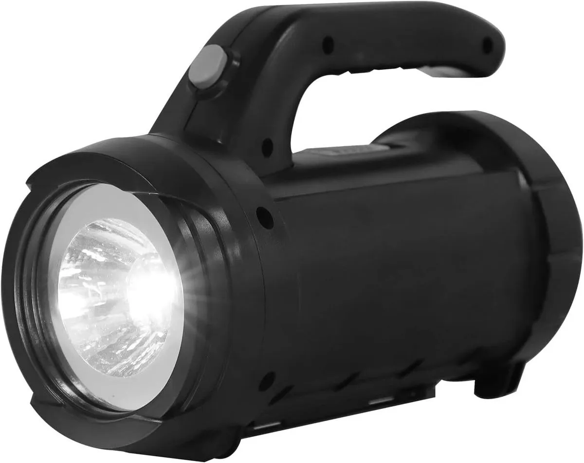 Multi-Purpose Battery Flashlight and Outdoor Illuminate Tool Set with Hand