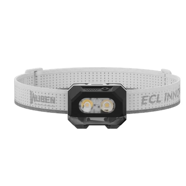 Wuben H4 800 Lumen 200m Throw Rechargeable LED Headlamp - Black